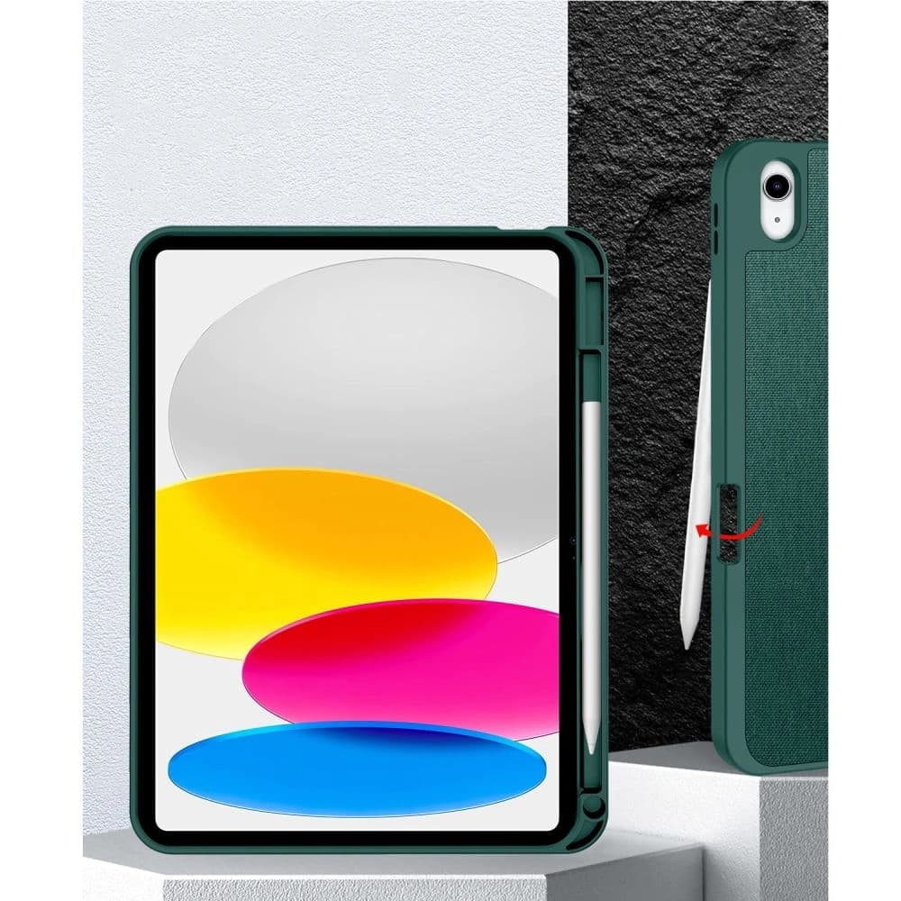 Tech-Protect SmartCase Pen Canvas Apple iPad 10,9" 2022 / 11" 2025 Moosgrün - 7