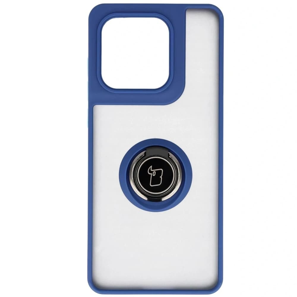 Bizon Case Hybrid Ring Motorola Edge 60 Fusion / 60 fumuriu cu albastru marin - 2