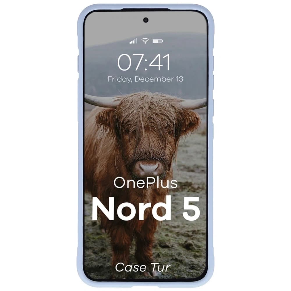 Bizon Case Tur OnePlus Nord 5 hellblau - 5