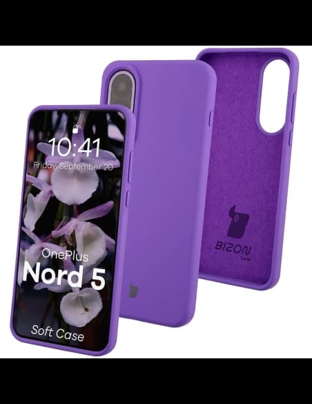Bizon Soft Case OnePlus Nord 5 lila
