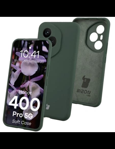 Bizon Soft Case Honor 400 Pro tmavě zelená