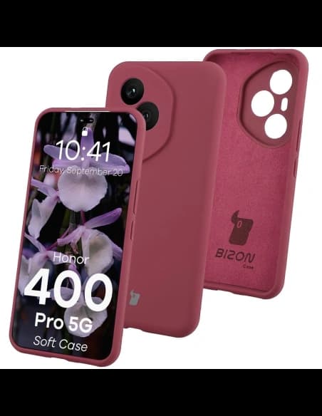 Bizon Soft Case Honor 400 Pro tmavě fialový
