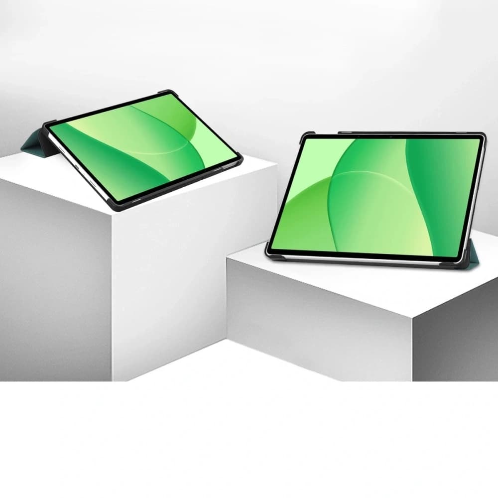 Bizon Case Tab Croc OnePlus Pad Lite / Oppo Pad SE verde închis - 2