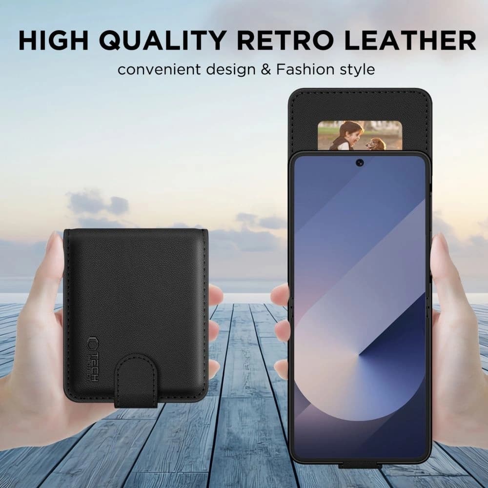 Tech-Protect Peněženka Samsung Galaxy Z Flip 6 / 7 FE Černá - 2