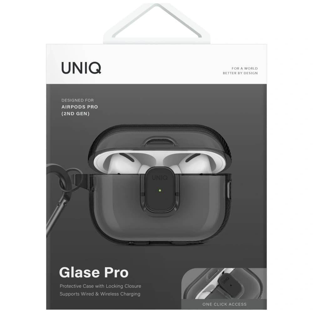 UNIQ Glase Pro Apple AirPods Pro 2 Schlosscase smoke - 2
