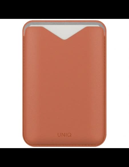 Portofel magnetic UNIQ Lyden Evo cu funcție de suport terracotta
