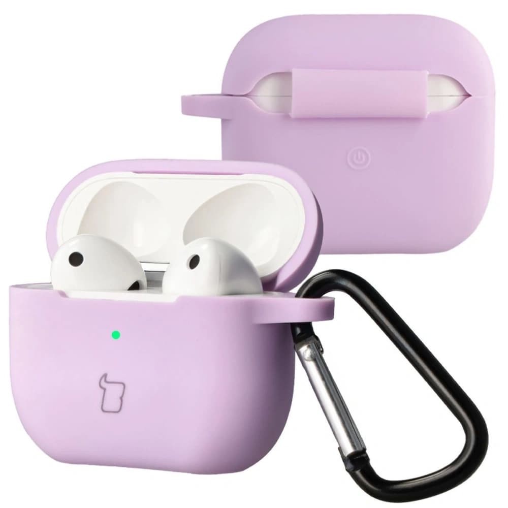 Bizon Case Headphone Silicone Apple AirPods 3 levandulové - 1