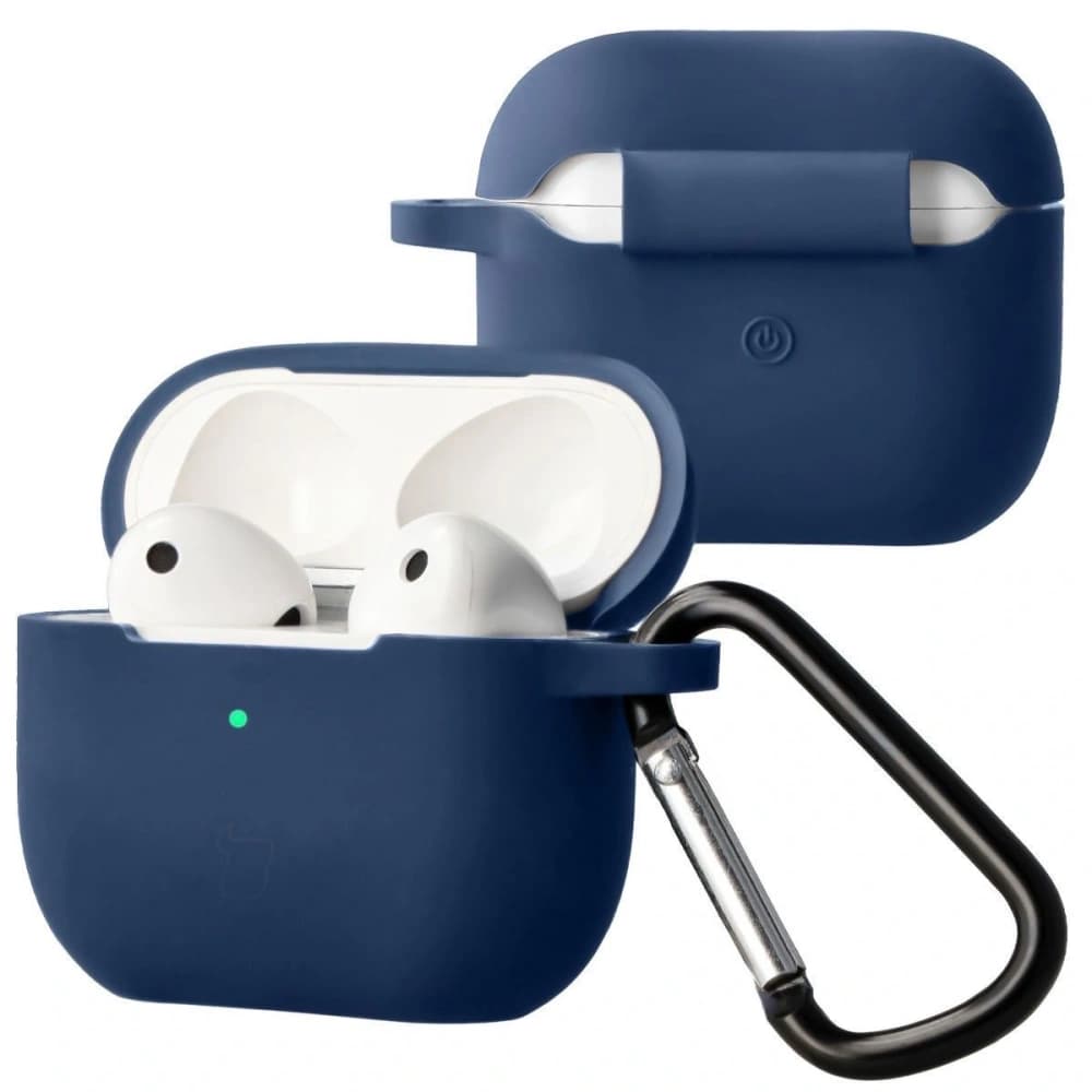 Bizon Case sluchátka silikon Apple AirPods 3 námořnická modrá - 1