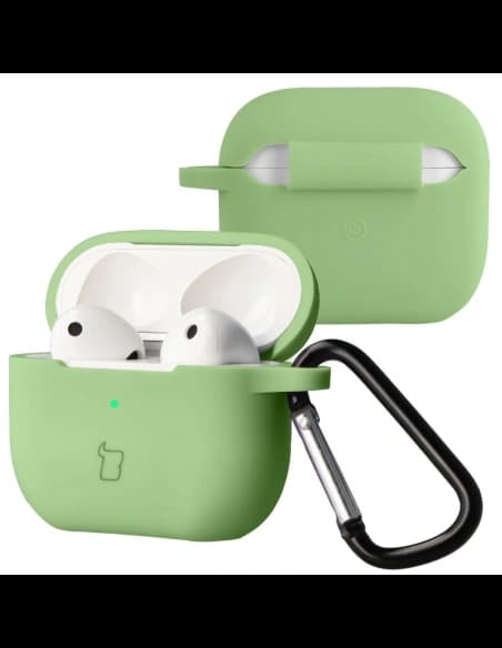 Bizon Case sluchátka silikon Apple AirPods 3 světle zelená