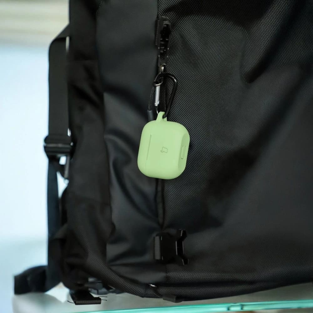 Bizon Case sluchátka silikon Apple AirPods 3 světle zelená - 5