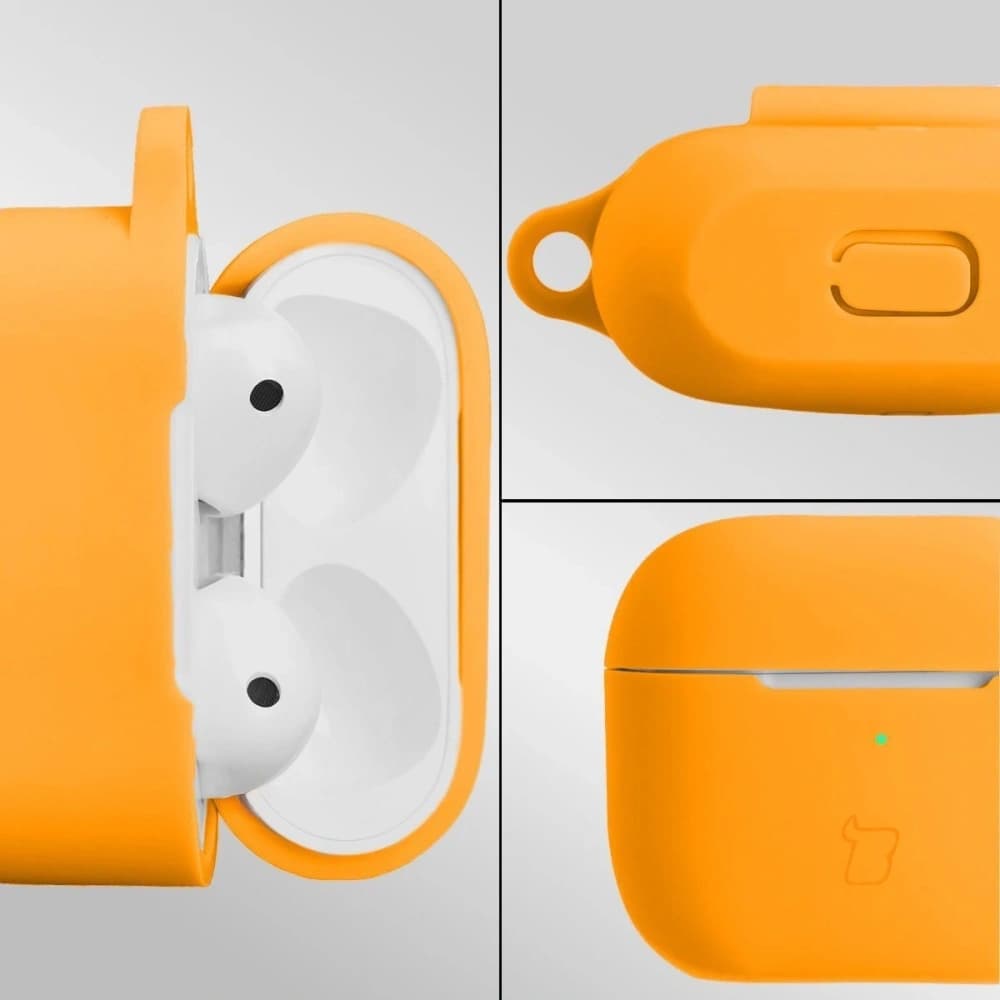 Bizon Case sluchátka silikonová Apple AirPods 3 mrkev - 3