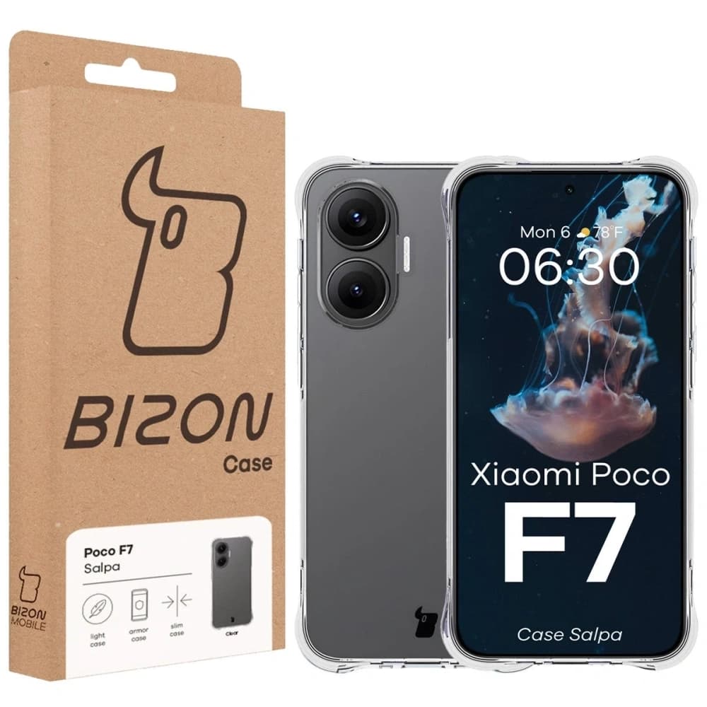 Bizon Case Salpa Xiaomi POCO F7 átlátszó - 7