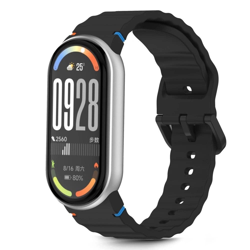 Tech-protect Silicone Sport Xiaomi Smart Band 8 / 9 / 10 / Nfc Black - 1