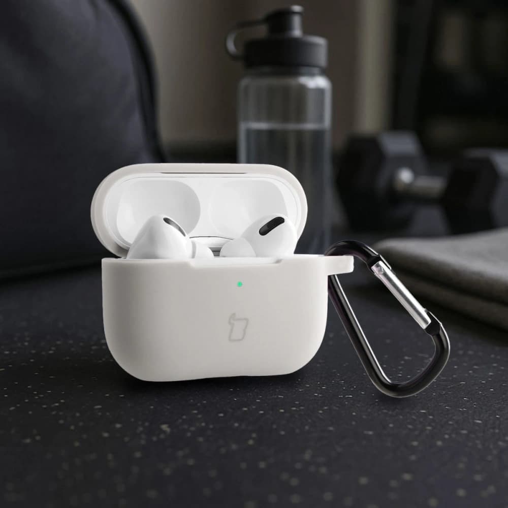 Bizon Case Headphone Silicone Apple AirPods Pro 2 white - 4