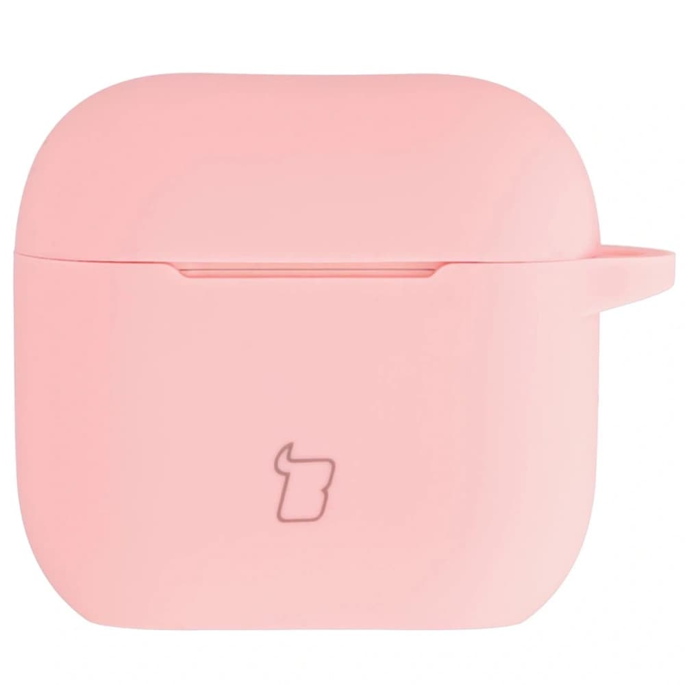 Bizon Case Fejhallgató Szilikon Apple AirPods 4 világos rózsaszín - 2