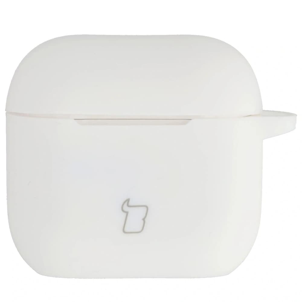 Bizon Case Fejhallgató Szilikon Apple AirPods 4 fehér - 2