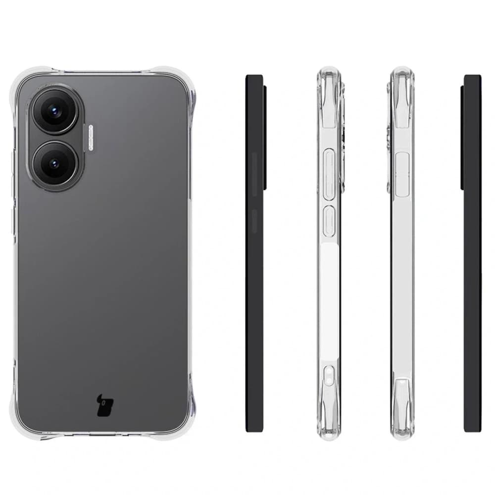 Bizon Case Clear Pack case + 2x tempered glass Xiaomi POCO F7 - 4