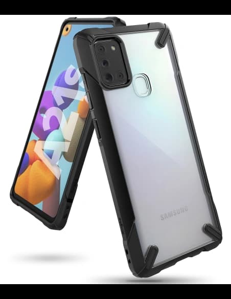 Ringke Samsung Tasche Fusion-X Galaxy A21s Schwarz