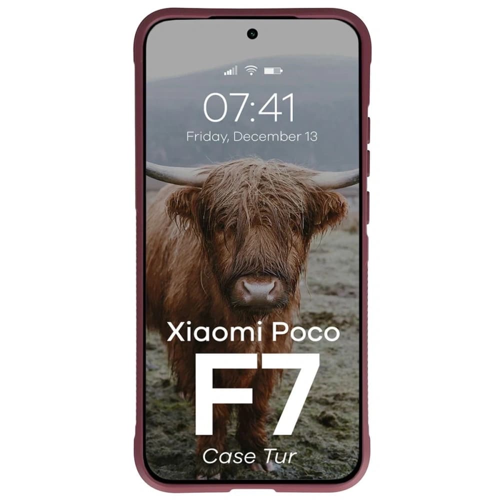 Bizon Case Tur Xiaomi POCO F7 burgundská - 5