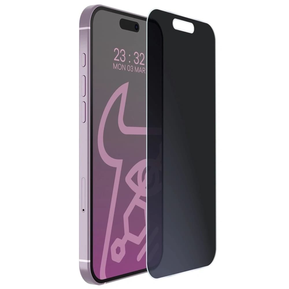 Bizon Privacy Glass Mule Shadow Apple iPhone 16 matte - 5
