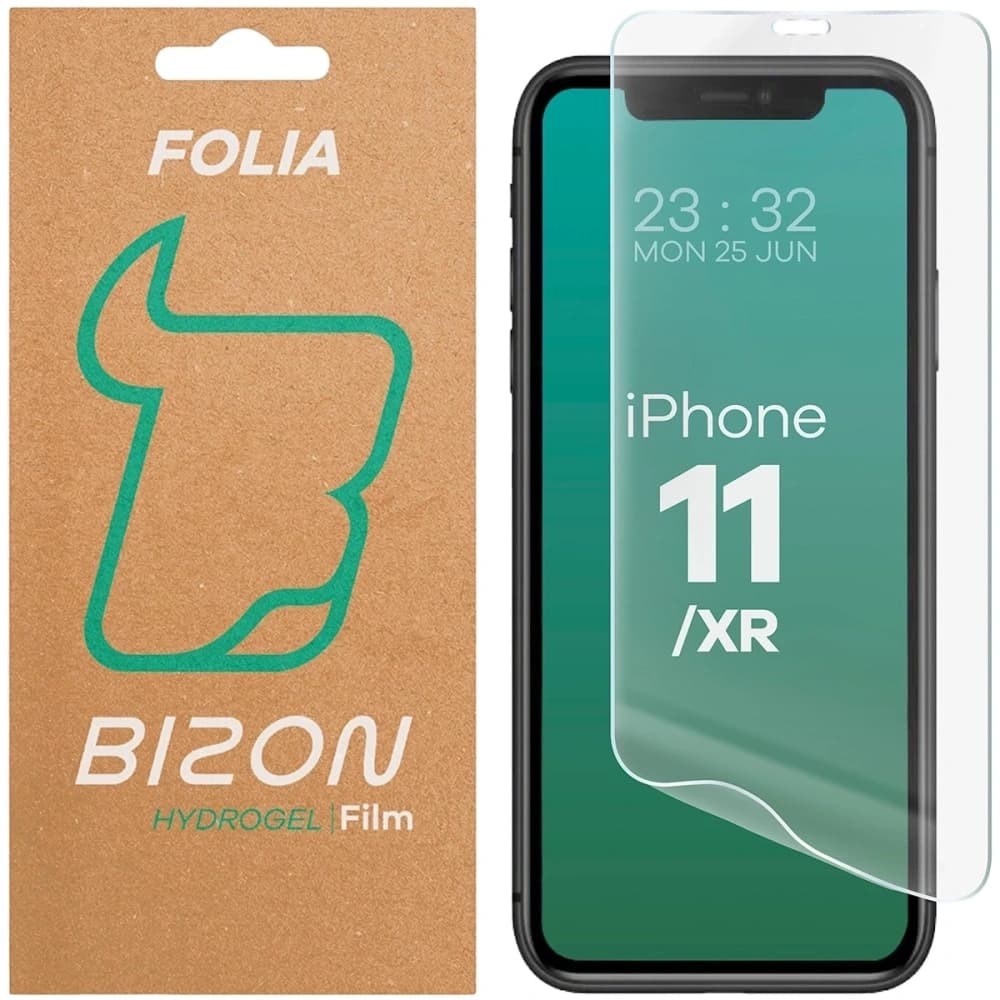 Bizon Glass Hydrogel Elülső Apple iPhone 11 / XR