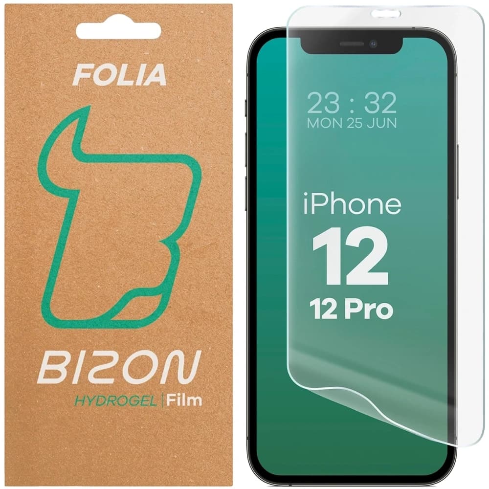 Bizon Glass Hydrogel Elülső Apple iPhone 12 / 12 Pro