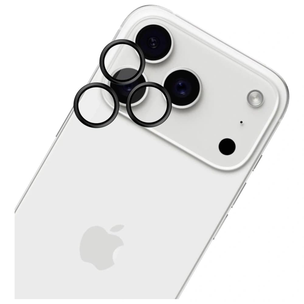 3MK HARDY Ochrana objektivu Pro Apple iPhone 17 Pro / 17 Pro Max černá - 4