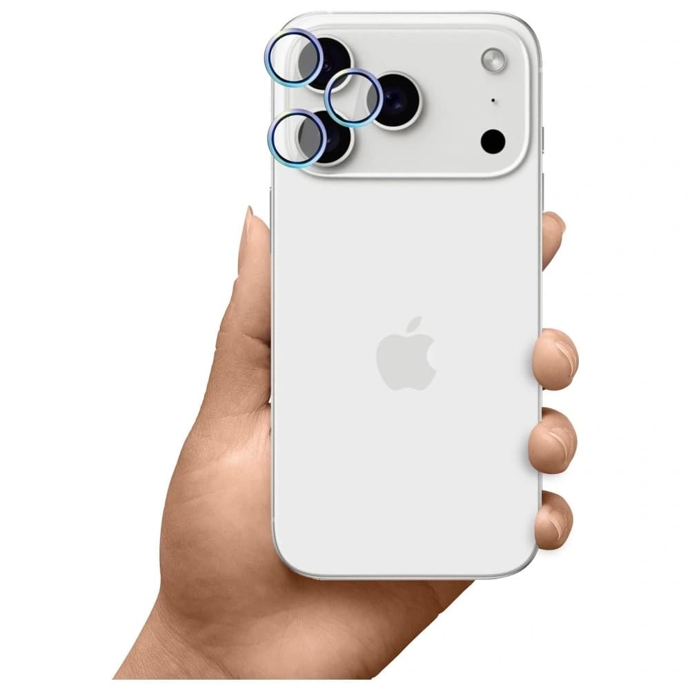 3MK HARDY Ochrana objektivu Pro Apple iPhone 17 Pro / 17 Pro Max duhová - 8