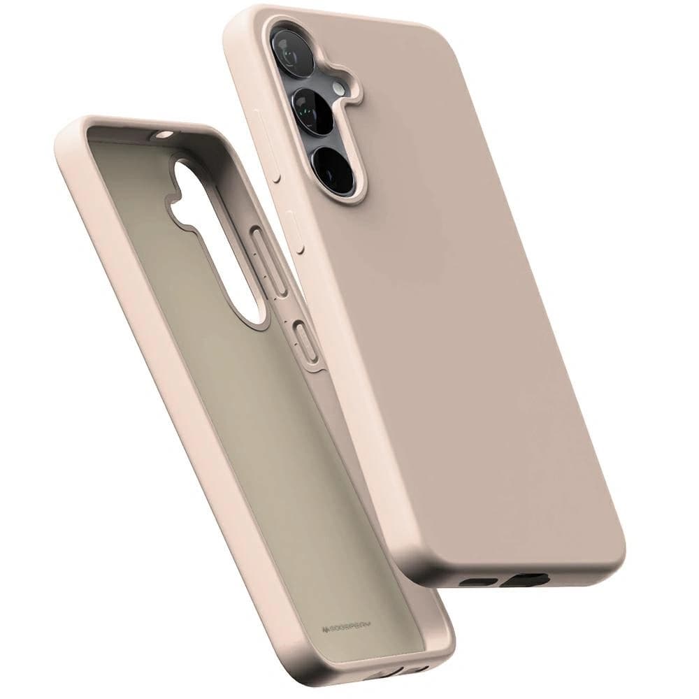 Mercury Pure MagSafe Silicone Samsung Galaxy S25 sand