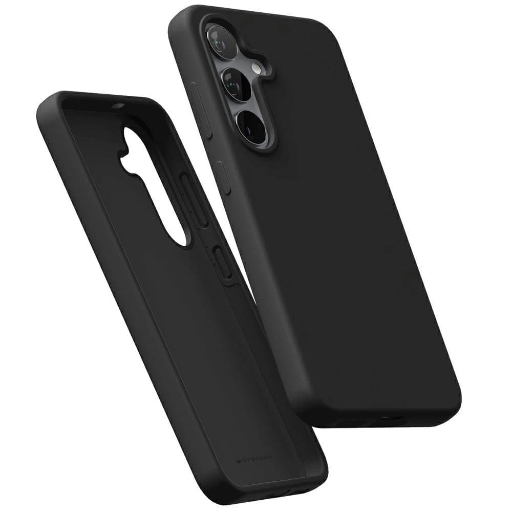 Mercury Pure MagSafe szilikon Samsung Galaxy S25+ Plus fekete