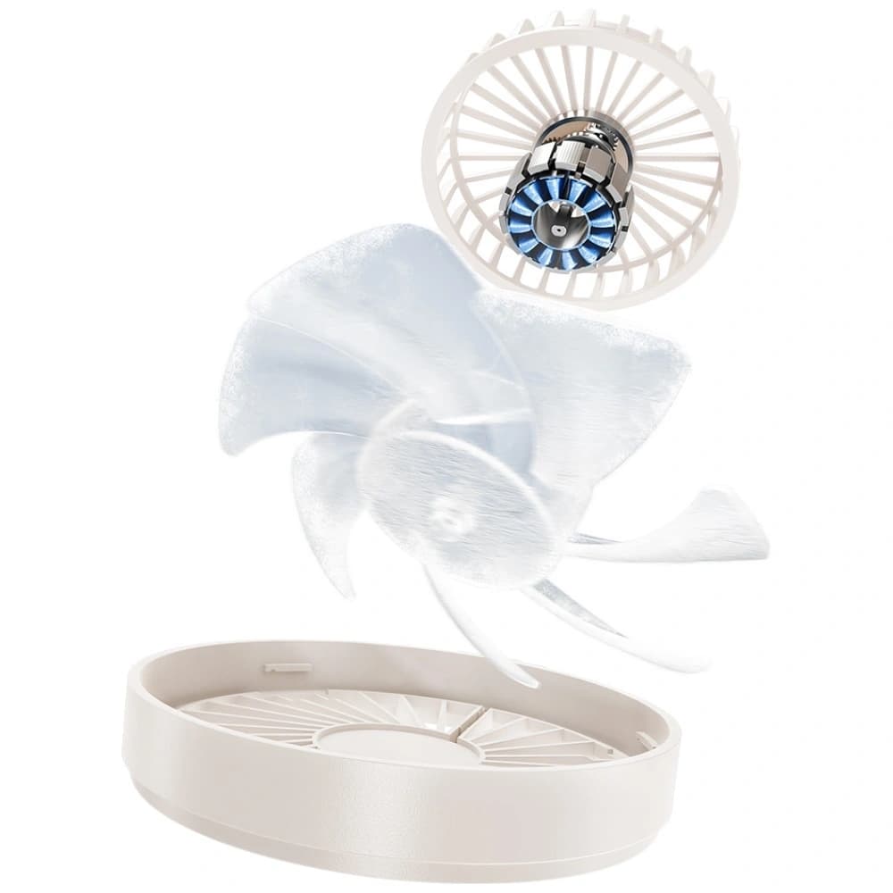 USAMS LiFE Mini Pocket Fan LU02 white - 8