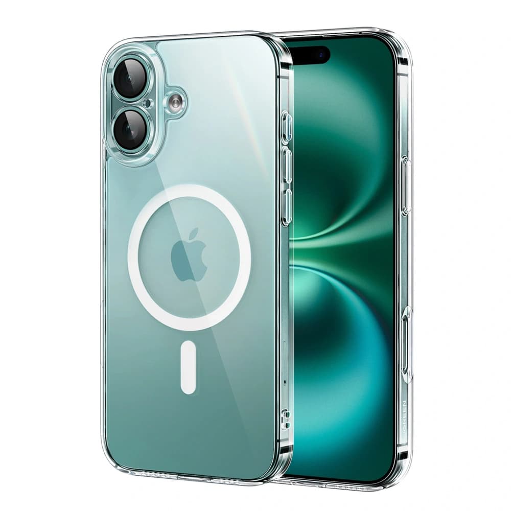 Etui UGREEN Classy Clear Magnetic pentru Apple iPhone 16 Plus transparent