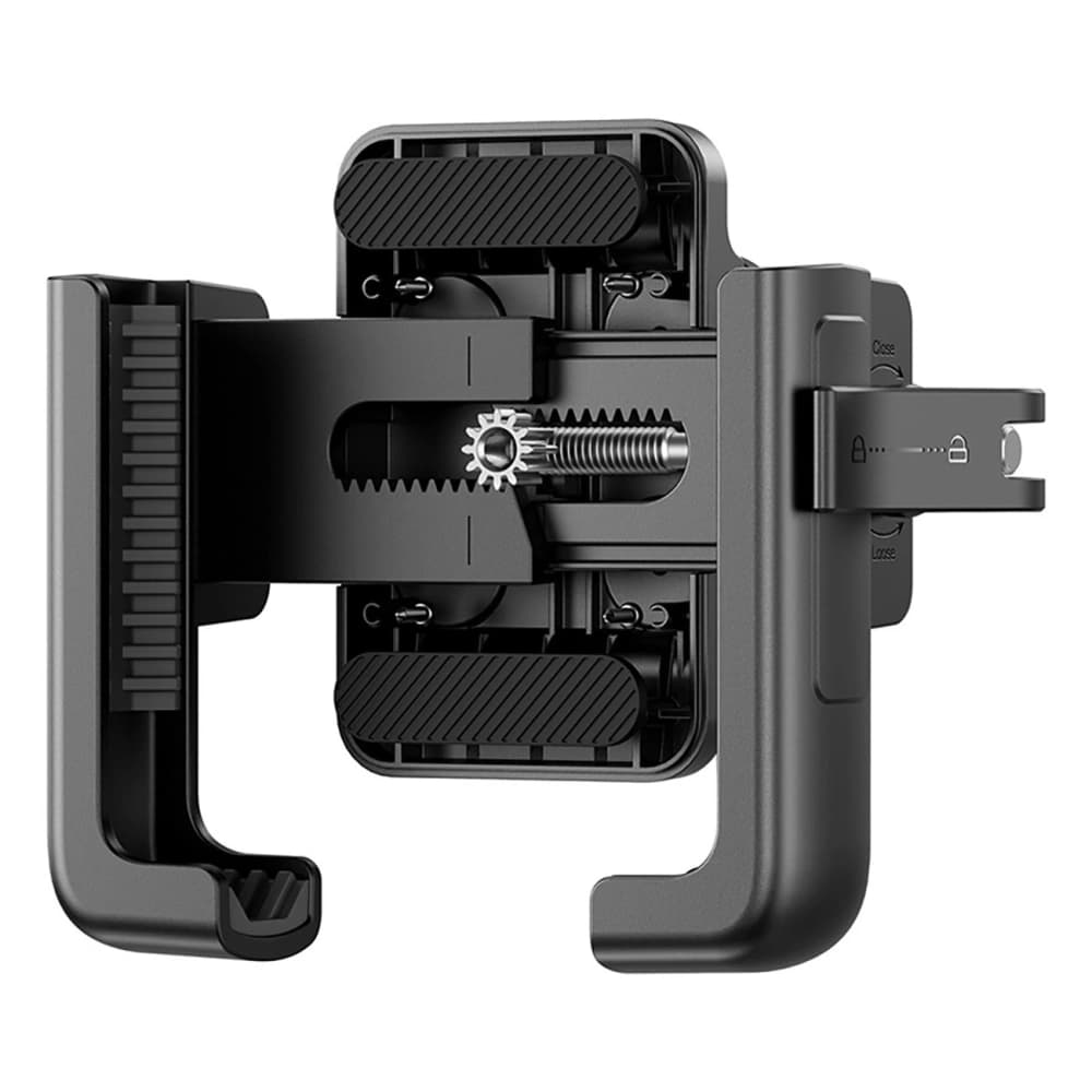 Baseus GoTrip motoros telefon tartó tükörre, fekete, ütéscsillapítással - 8