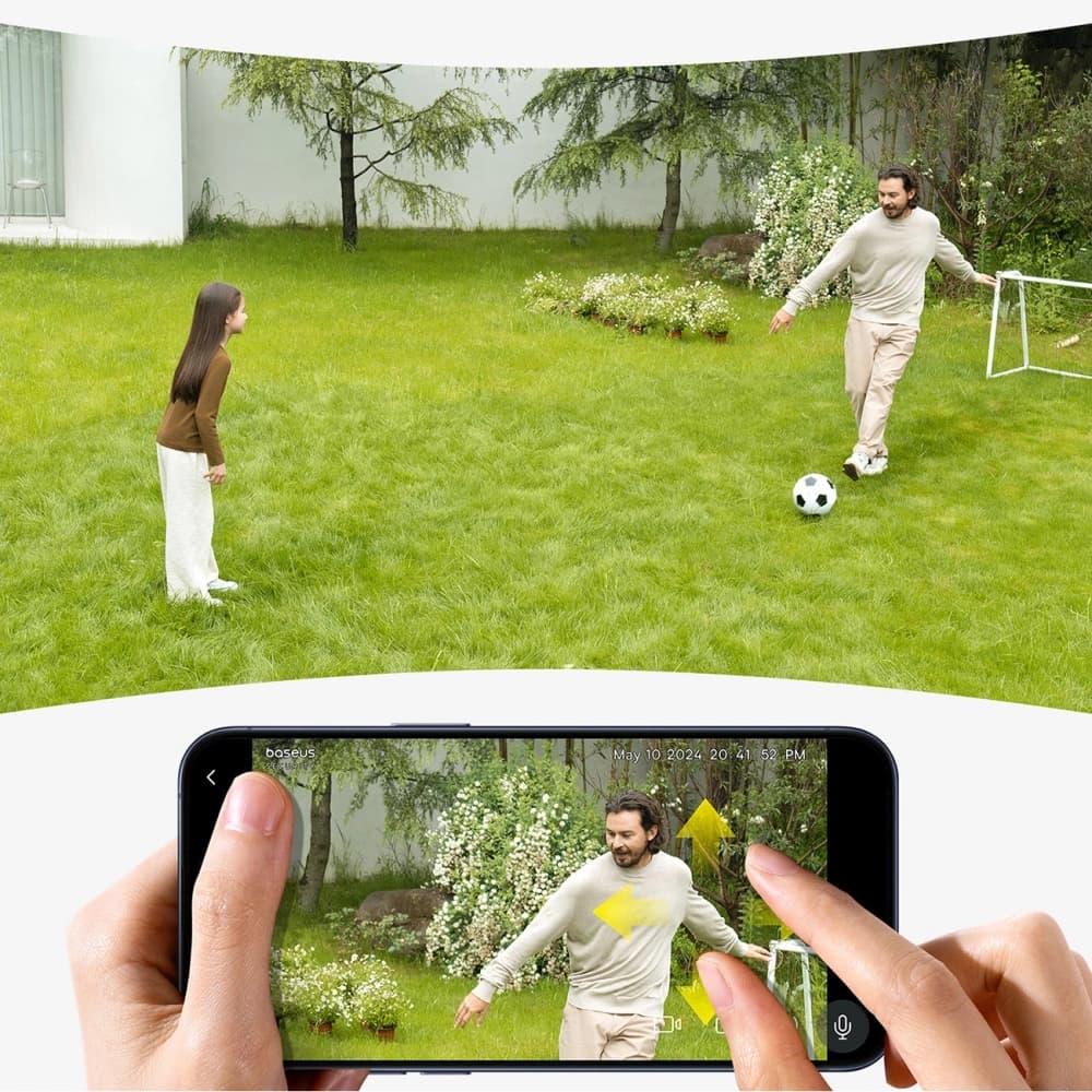 Cameră externă Baseus Security S1 2K albă - 5