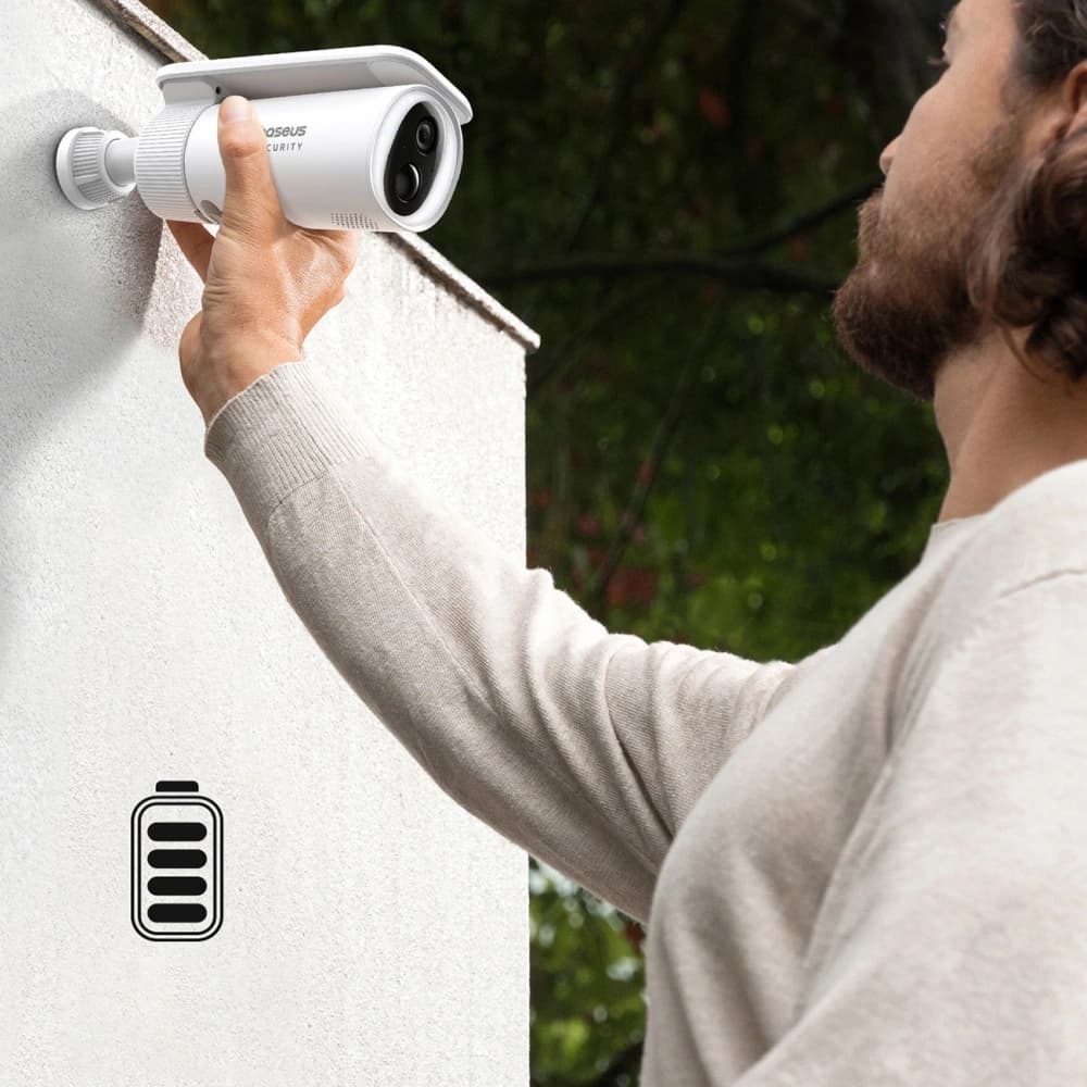 Cameră externă Baseus Security S1 2K albă - 8