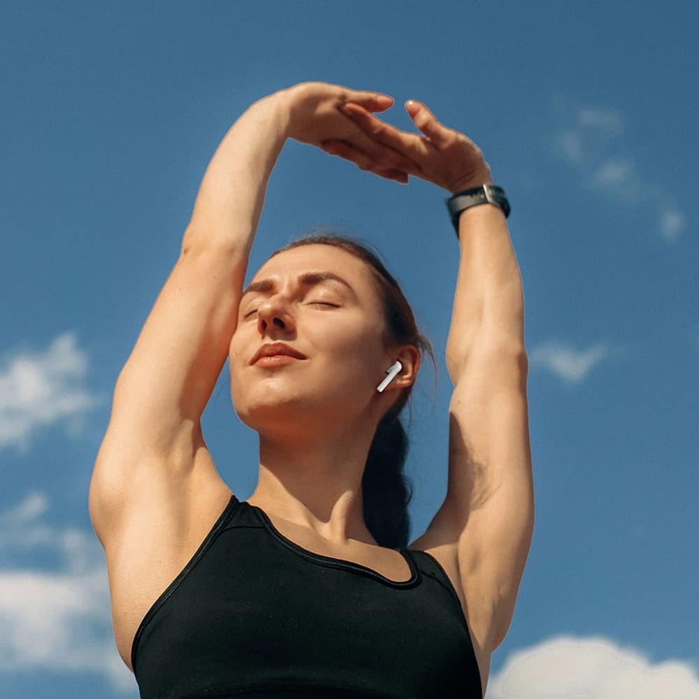 Dudao U14+ TWS Wireless In-Ear Headphones Bluetooth 5.3 White - 4