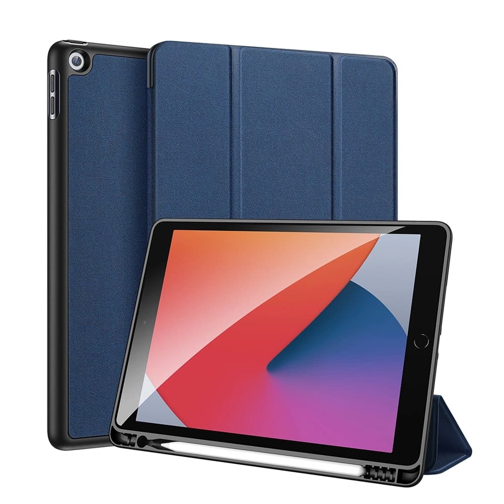 Dux Ducis Domo Etui mit Klappe und Smart Sleep für Apple iPad 10.2" 2019/2020/2021 blau - 2