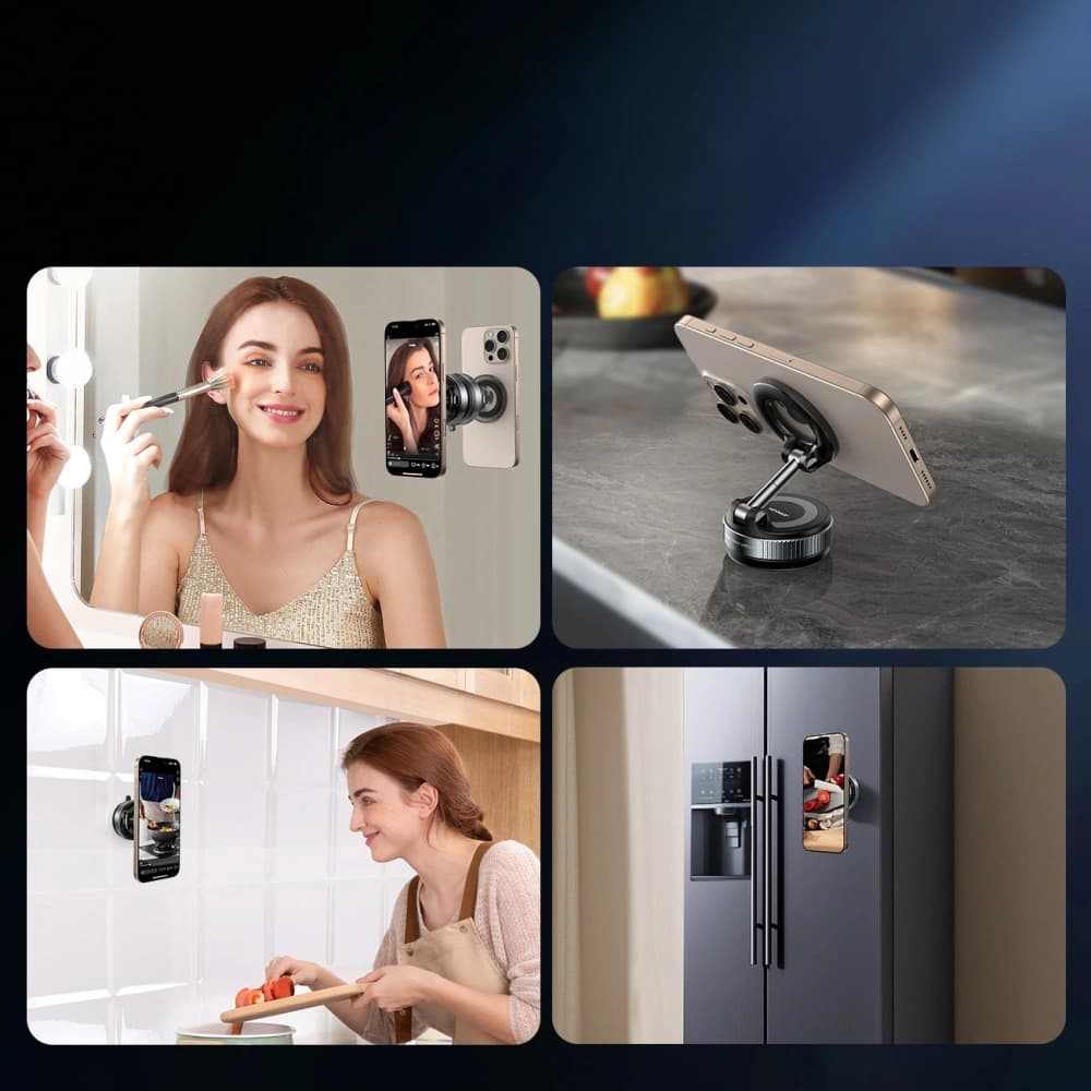 Joyroom JR-ZS501 magnetische Auto Halterung für das Armaturenbrett dunkelgrau - 6