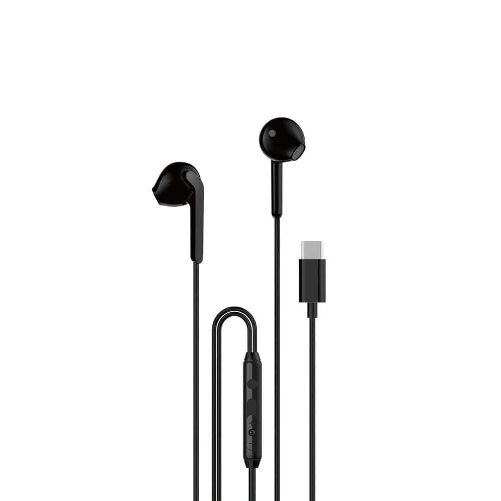 Dudao X3C USB-C In-Ear Headphones 1.2m Black