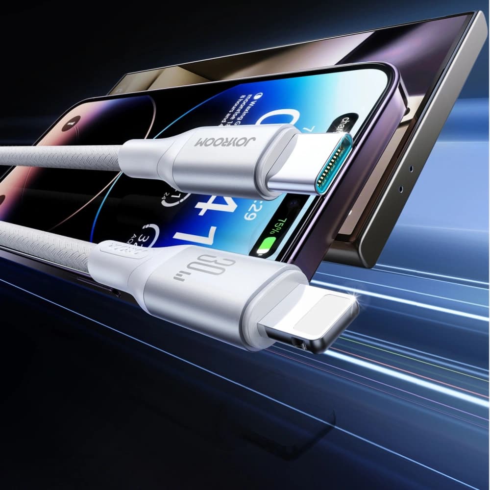 Joyroom S-A28 Flash Series USB-C / Lightning 30W 2m fehér kábel - 2