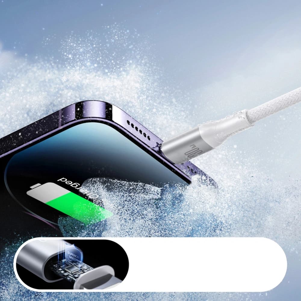 Joyroom S-A28 Flash Series USB-C / Lightning 30W 2m fehér kábel - 6