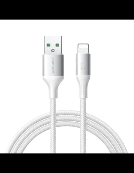 Joyroom S-A28 Flash Series USB-A / Lightning 3A 1m fehér kábel