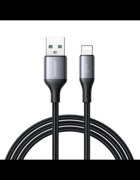 Joyroom S-A28 Flash Series USB-A / Lightning 3A 2m fekete kábel