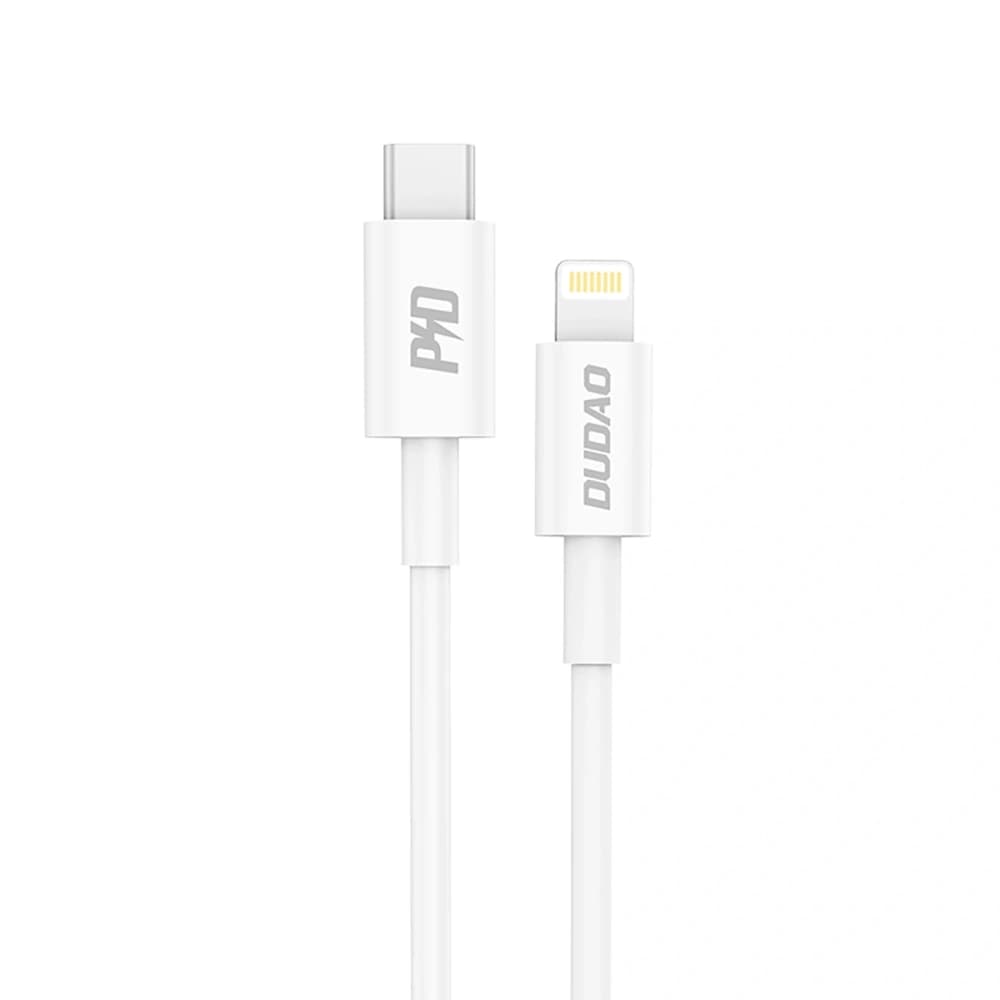 Dudao L6X USB-C / Lightning PD 20W 1m fehér kábel