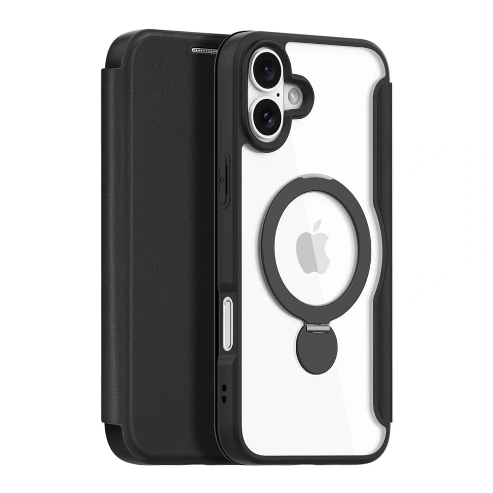 Dux Ducis Skin X Pro Flip Case for Apple iPhone 16 MagSafe Black - 2