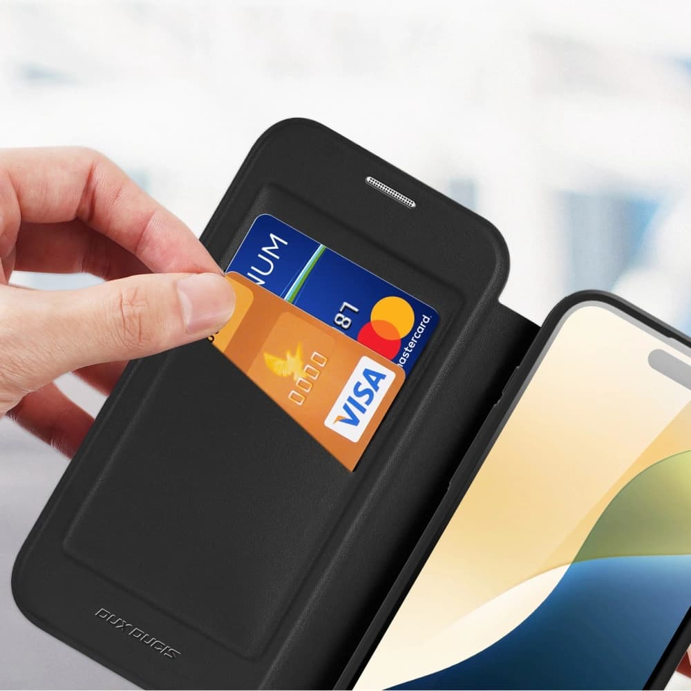 Dux Ducis Skin X Pro Flip Case for Apple iPhone 16 MagSafe Black - 11