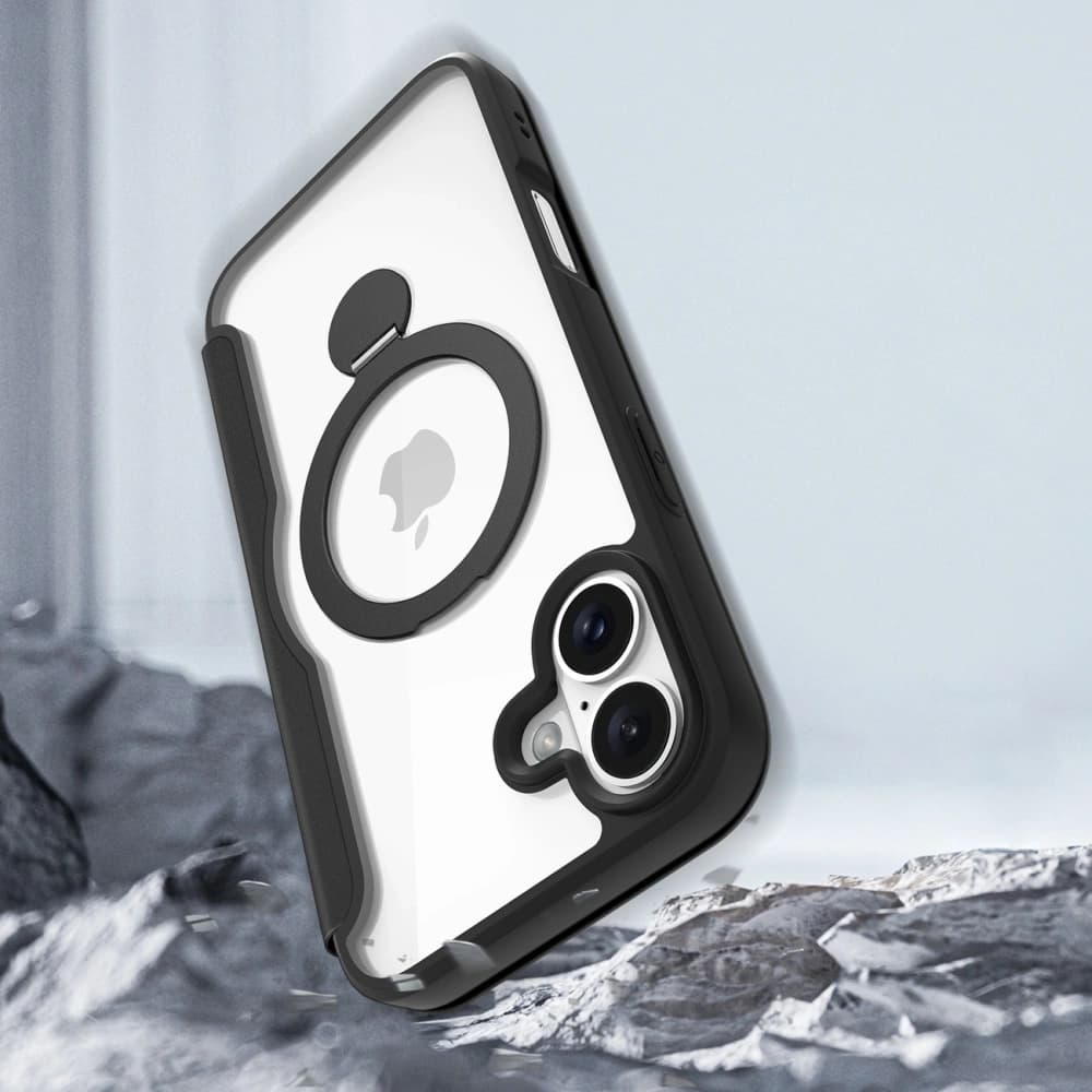 Dux Ducis Skin X Pro Flip Case for Apple iPhone 16 MagSafe Black - 15