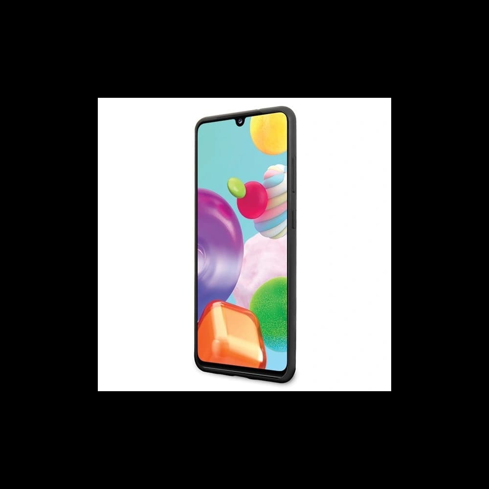 Etui Guess GUHCA41G4GLGR Samsung Galaxy A41 šedé/hard case 4G Stripe Collection - 6