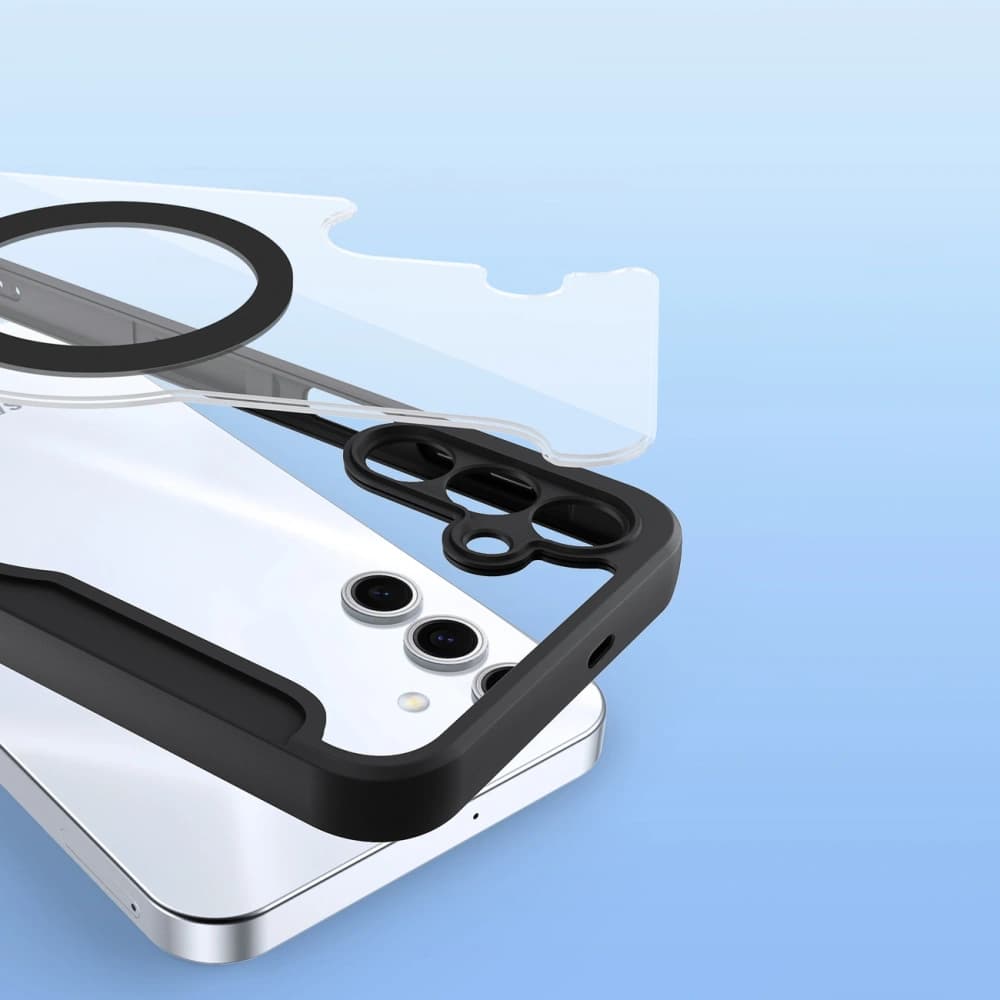 Dux Ducis Skin X Pro Flip Case for Samsung Galaxy S25 MagSafe Black - 2