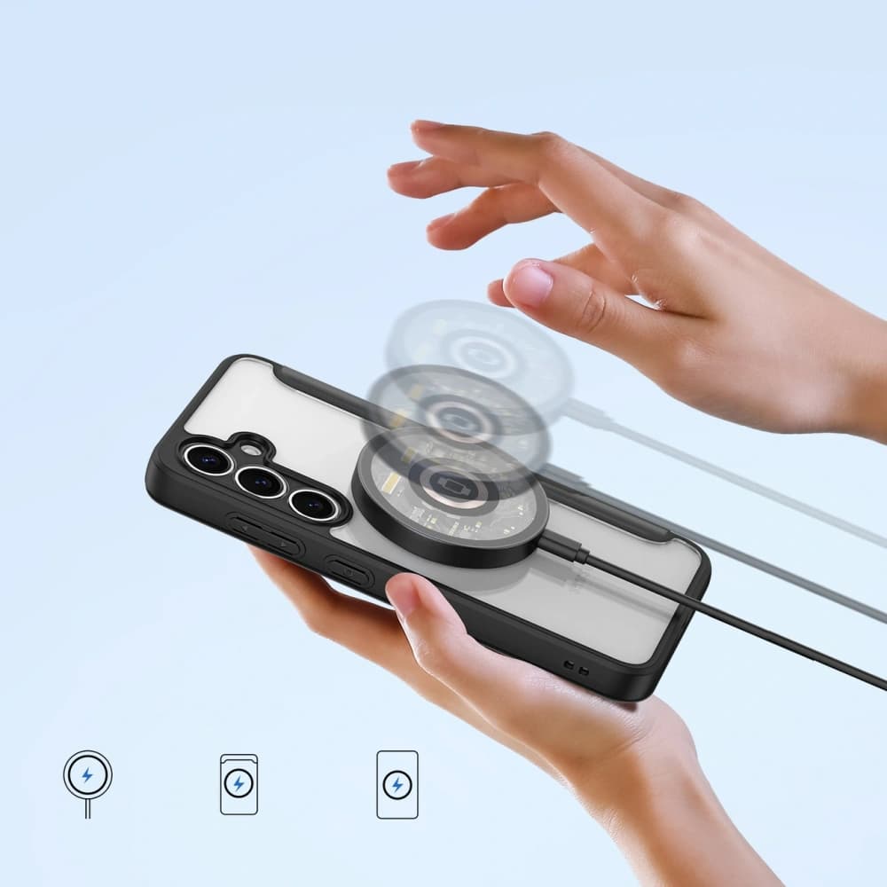 Dux Ducis Skin X Pro Flip Case for Samsung Galaxy S25 MagSafe Black - 11